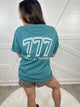777 Angel Numbers Graphic Tee-130 Graphic Tees-Heathered Boho-Heathered Boho Boutique, Women's Fashion and Accessories in Palmetto, FL