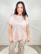 Plain As Day Top-110 SHORT SLEEVE TOP-Sew In Love-Heathered Boho Boutique, Women's Fashion and Accessories in Palmetto, FL