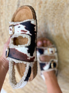 Black Friday: Maple Slippers - Cow-350 SHOES-Azarayah-Heathered Boho Boutique, Women's Fashion and Accessories in Palmetto, FL