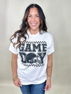 GAME DAY Graphic Tee (multiple color options)-130 Graphic Tees-Heathered Boho-Heathered Boho Boutique, Women's Fashion and Accessories in Palmetto, FL