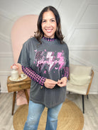 Fa La La La La Mesh Top-120 LONG SLEEVE TOPS-Nylon Apparel-Heathered Boho Boutique, Women's Fashion and Accessories in Palmetto, FL