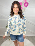 Lookout Floral Sweater-125 Sweater-Ten22-Heathered Boho Boutique, Women's Fashion and Accessories in Palmetto, FL