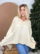 Black Friday: Did It My Way Top-120 Long Sleeve Tops-Easel-Heathered Boho Boutique, Women's Fashion and Accessories in Palmetto, FL