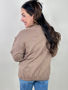 Way Home Zip Up Jacket-200 Jackets/Shackets-Heimish-Heathered Boho Boutique, Women's Fashion and Accessories in Palmetto, FL