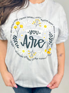 You Are Graphic Tee-130 Graphic Tees-Heathered Boho-Heathered Boho Boutique, Women's Fashion and Accessories in Palmetto, FL