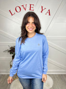 Ducks in a Row Long Sleeve Graphic-120 Long Sleeve Tops-Simply Southern-Heathered Boho Boutique, Women's Fashion and Accessories in Palmetto, FL