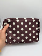 Polka Dot Cosmetic Bag-320 BAGS-MKS AMERICA-Heathered Boho Boutique, Women's Fashion and Accessories in Palmetto, FL