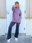 Restock: Last Minute Sweater-125 Sweater-White Birch-Heathered Boho Boutique, Women's Fashion and Accessories in Palmetto, FL