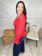 RESTOCK: Real Karma Top-120 Long Sleeve Tops-Oddi-Heathered Boho Boutique, Women's Fashion and Accessories in Palmetto, FL