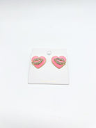 Loving Lips Pave Earrings-310 Jewelry-Leemode-Heathered Boho Boutique, Women's Fashion and Accessories in Palmetto, FL