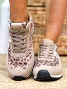 Enchanted Sneakers - Leopard-350 SHOES-BERNESS-Heathered Boho Boutique, Women's Fashion and Accessories in Palmetto, FL