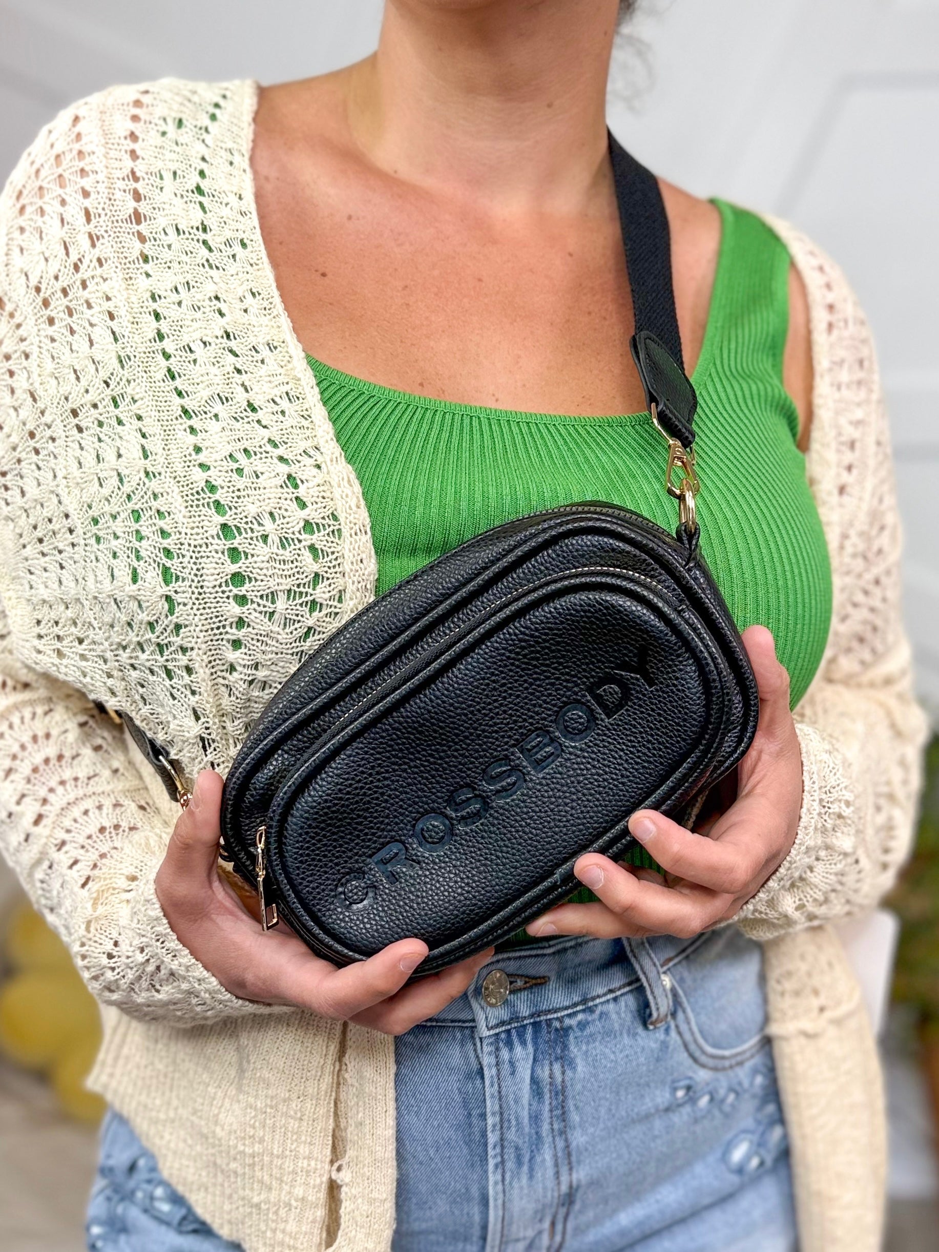 Go To Crossbody Bag-320 Bags-UNNI-Heathered Boho Boutique, Women's Fashion and Accessories in Palmetto, FL