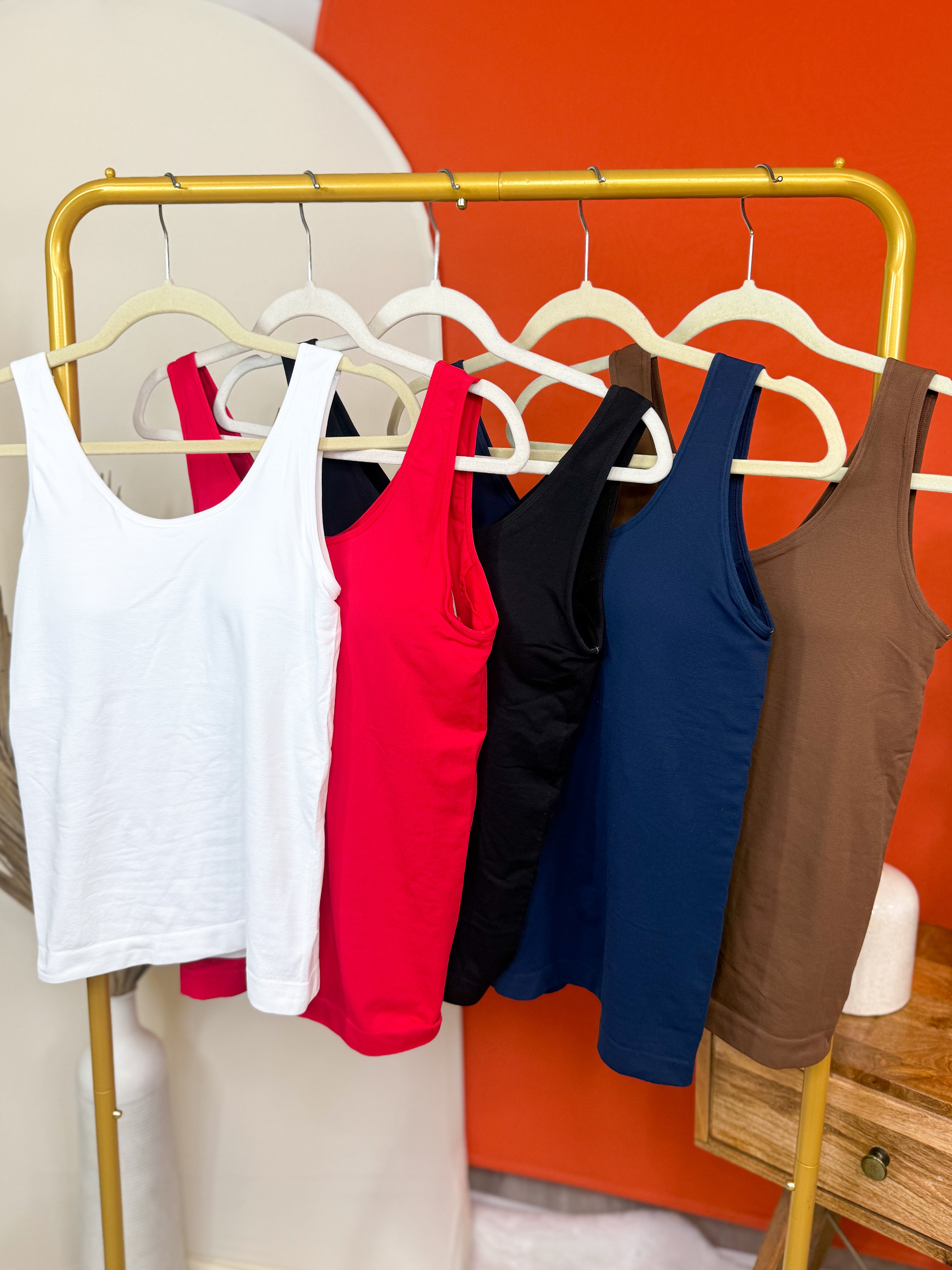 Easy Life Built in Bra Tank Top-100 TANK/CROP TOPS-YELETE-Heathered Boho Boutique, Women's Fashion and Accessories in Palmetto, FL