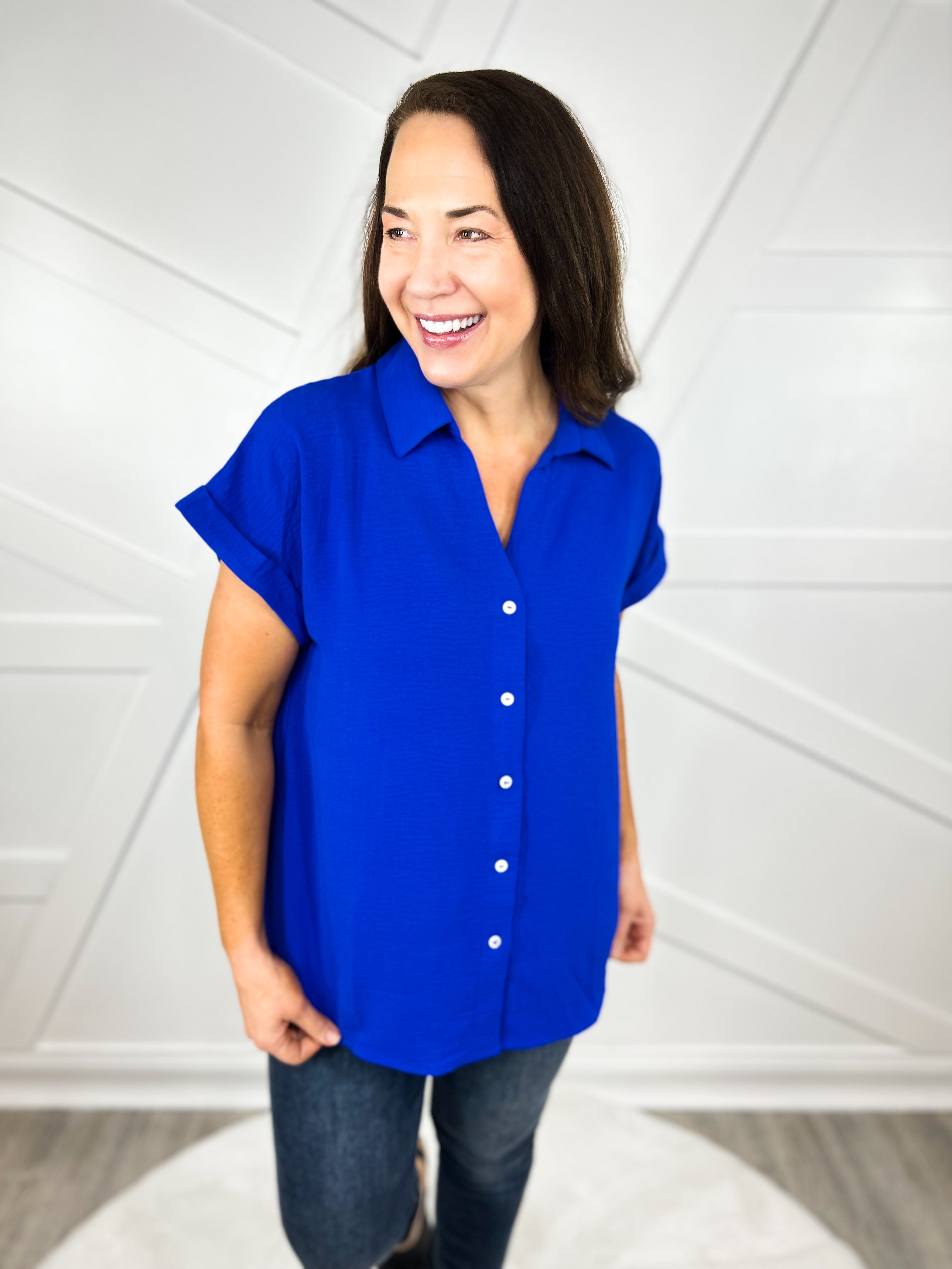 All I Could Want Top-110 Short Sleeve Top-Andree by Unit-Heathered Boho Boutique, Women's Fashion and Accessories in Palmetto, FL