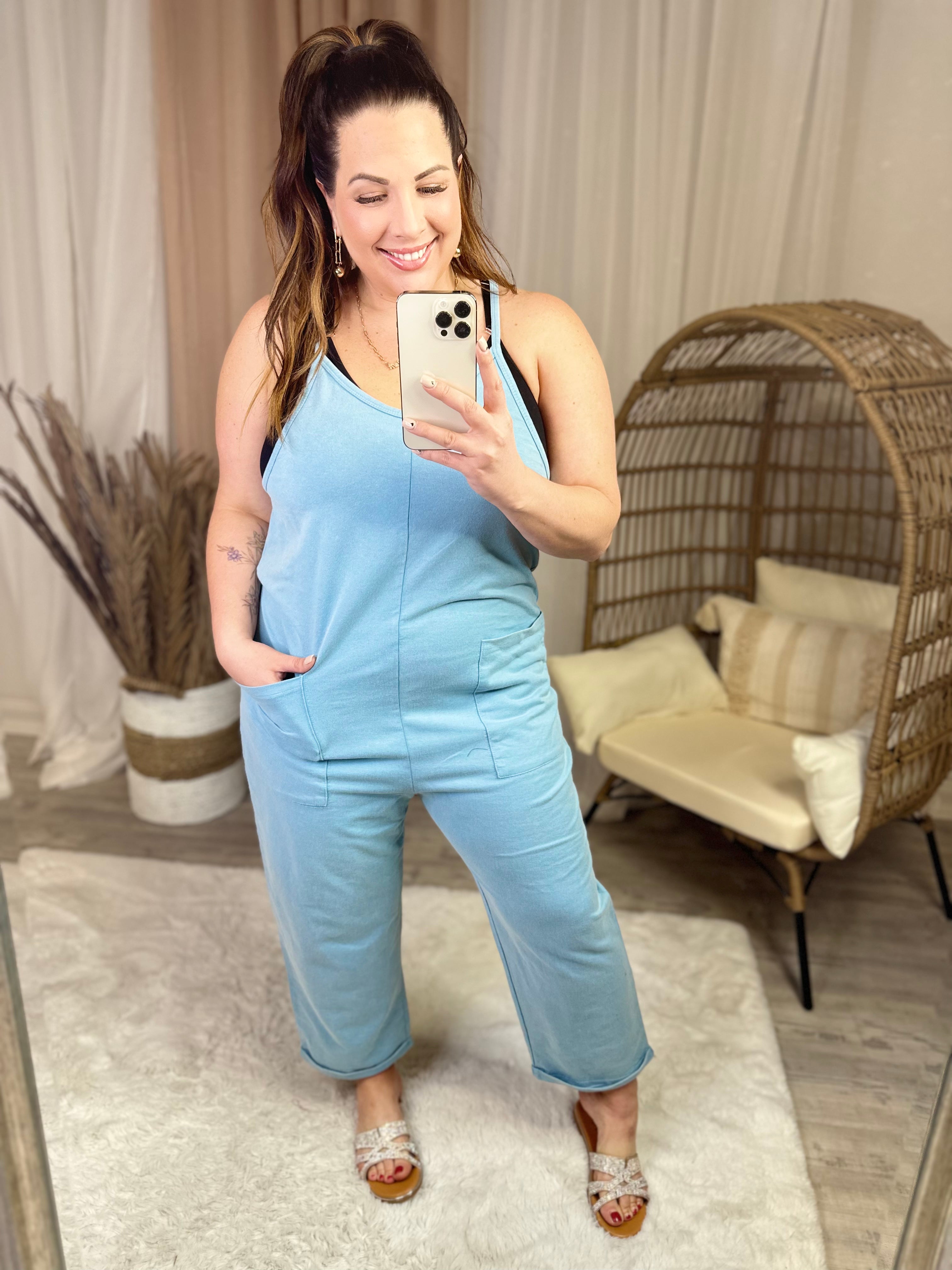 RESTOCK: Going Viral Jumpsuit (multiple colors)-230 Dresses/Jumpsuits/Rompers-Oddi-Heathered Boho Boutique, Women's Fashion and Accessories in Palmetto, FL