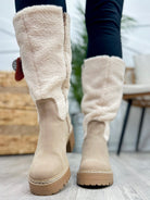 Teirson Boots - Stone-350 Shoes-Mia Shoes-Heathered Boho Boutique, Women's Fashion and Accessories in Palmetto, FL