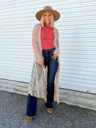 Pursuit Cardigan-220 Cardigans/ Kimonos-Origami Apparel-Heathered Boho Boutique, Women's Fashion and Accessories in Palmetto, FL