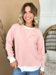 The Weekend Mood Striped Top-120 LONG SLEEVE TOPS-ZENANA-Heathered Boho Boutique, Women's Fashion and Accessories in Palmetto, FL