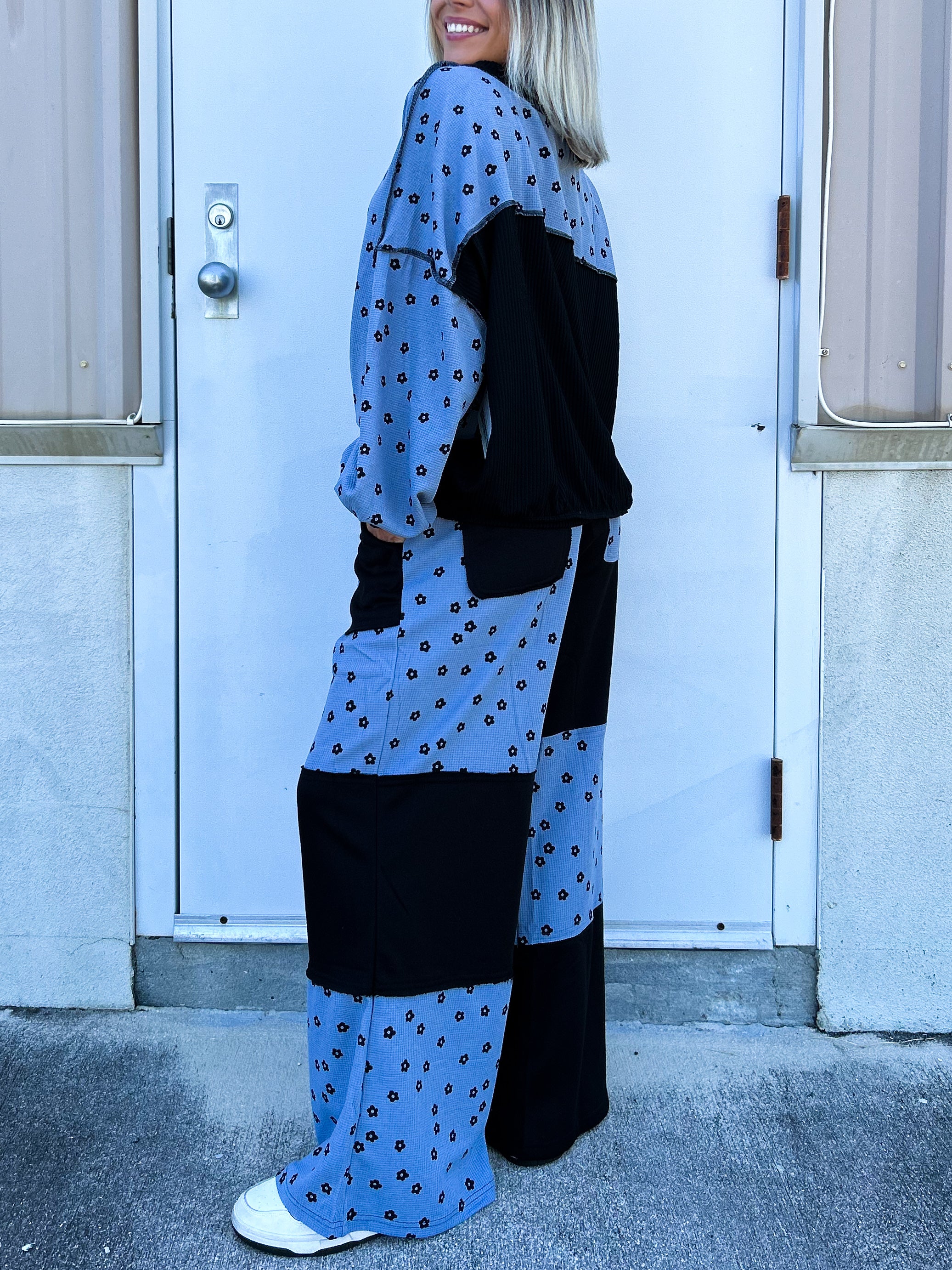 The Blue Skies Pants-150 PANTS-HEIMISH-Heathered Boho Boutique, Women's Fashion and Accessories in Palmetto, FL