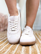 Babygirl Sneakers- Beige Grey-350 SHOES-Azarayah-Heathered Boho Boutique, Women's Fashion and Accessories in Palmetto, FL