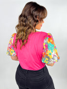 First Impression Top-110 Short Sleeve Top-Bibi-Heathered Boho Boutique, Women's Fashion and Accessories in Palmetto, FL