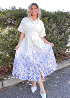 All Flow Dress-230 DRESSES/JUMPSUITS/ROMPERS-SHE + SKY-Heathered Boho Boutique, Women's Fashion and Accessories in Palmetto, FL