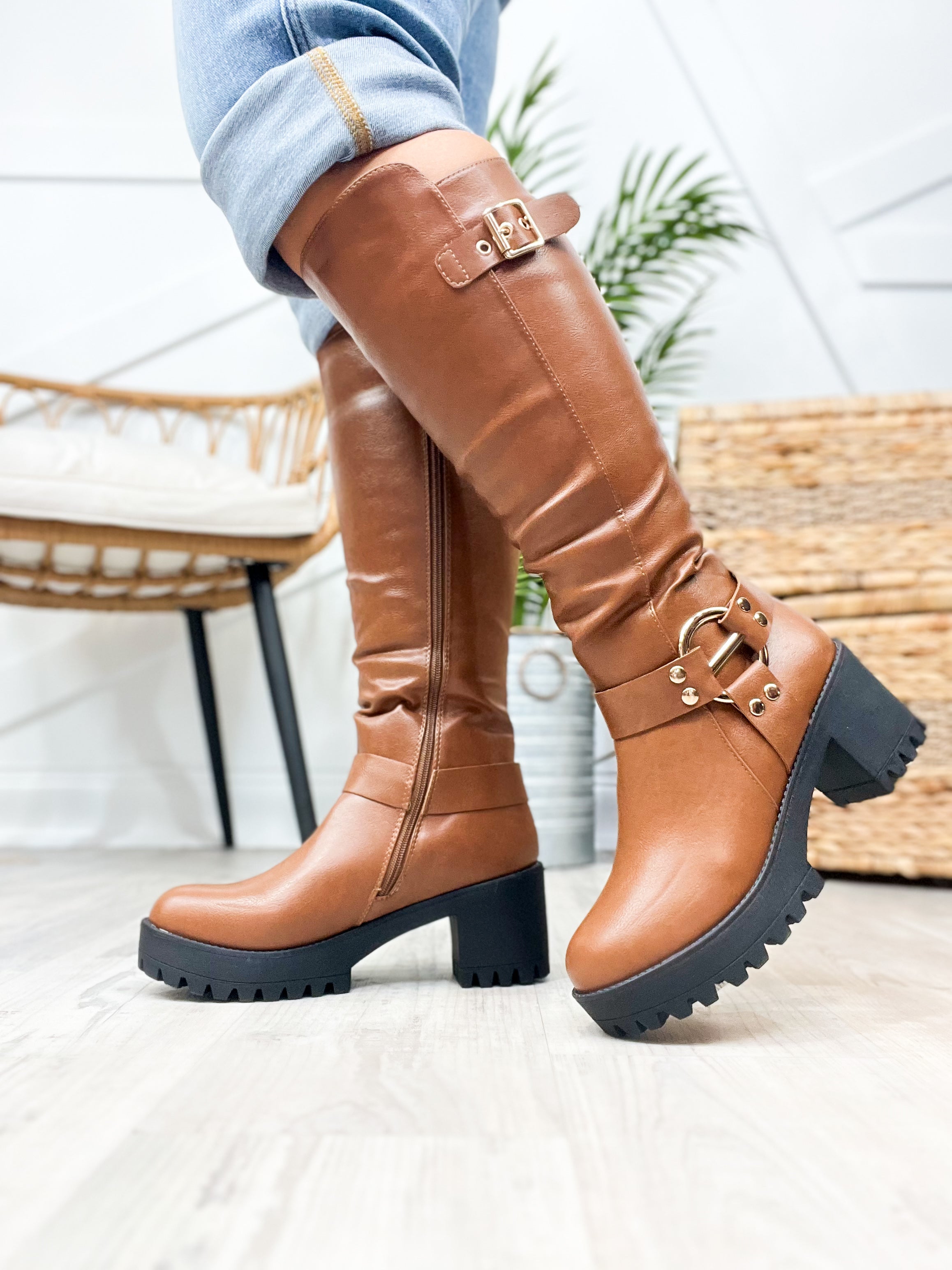 Pacific Boots - Tan-350 SHOES-Forever Link-Heathered Boho Boutique, Women's Fashion and Accessories in Palmetto, FL