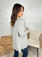 Content Top-120 Long Sleeve Tops-Davi & Dani-Heathered Boho Boutique, Women's Fashion and Accessories in Palmetto, FL