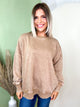 Restock: Picked Just for You Pullover-120 LONG SLEEVE TOPS-ZENANA-Heathered Boho Boutique, Women's Fashion and Accessories in Palmetto, FL