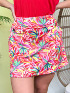 Tropical Vaca Skort Part Two-170 SKORTS/SKIRTS-DEAR SCARLETT-Heathered Boho Boutique, Women's Fashion and Accessories in Palmetto, FL