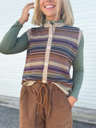 Be Present Vest Top-110 SHORT SLEEVE TOP-Davi & Dani-Heathered Boho Boutique, Women's Fashion and Accessories in Palmetto, FL