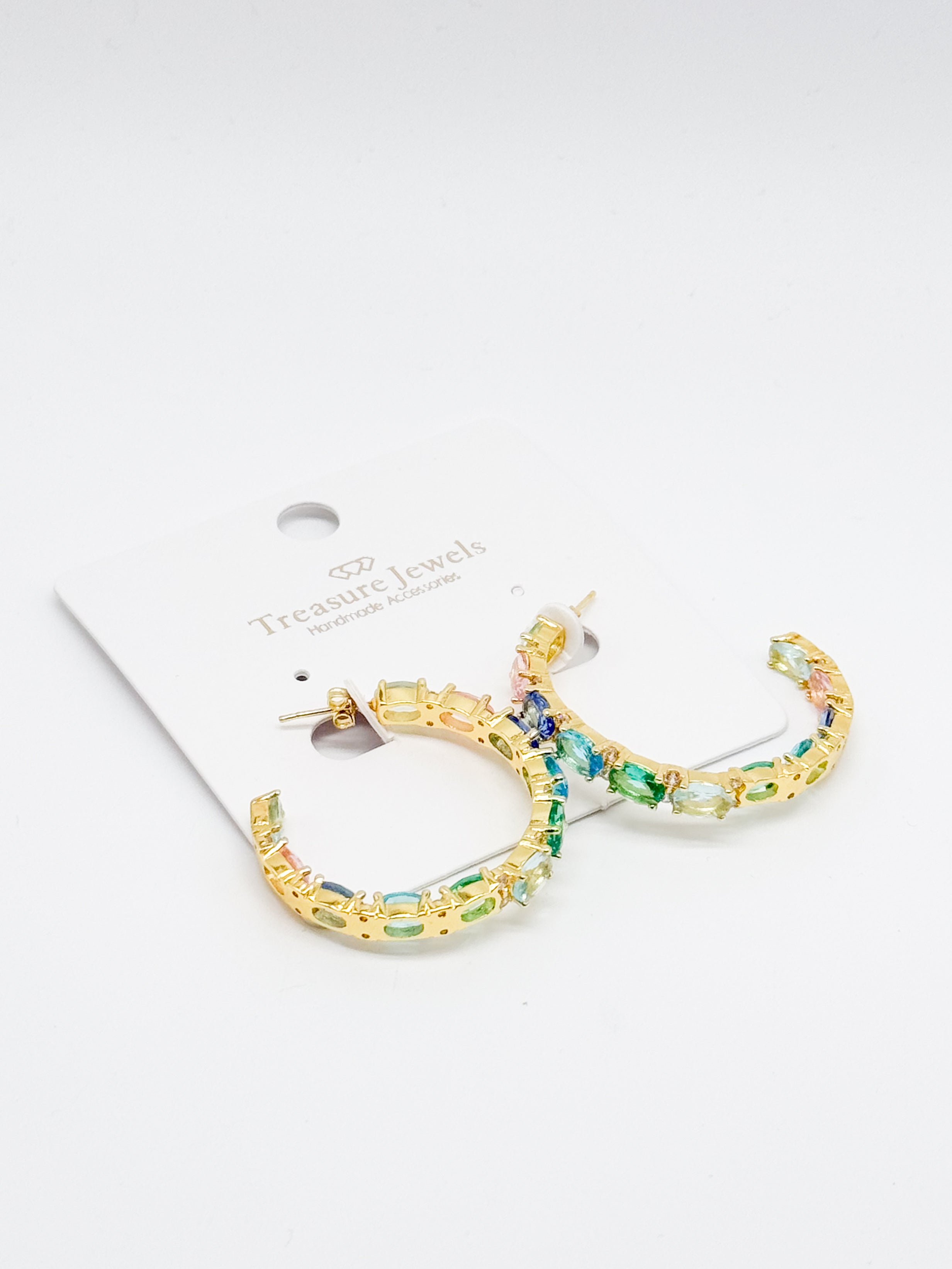 Pastel Dreams Hoop-310 Jewelry-Treasure Jewels-Heathered Boho Boutique, Women's Fashion and Accessories in Palmetto, FL