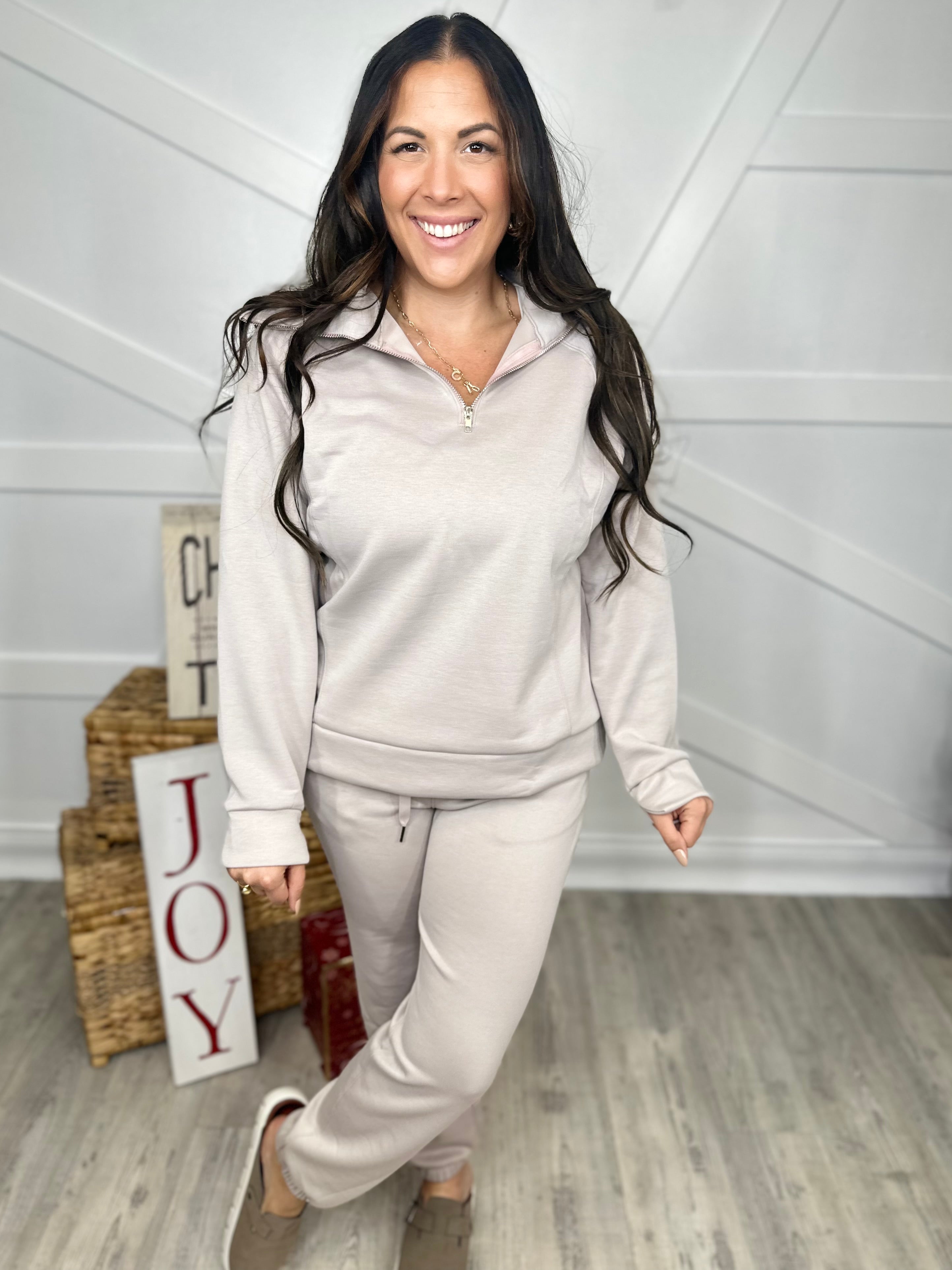 Day Trip Joggers - Grey-150 PANTS-DEAR SCARLETT-Heathered Boho Boutique, Women's Fashion and Accessories in Palmetto, FL