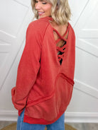 RESTOCK : Got Your Back Long Sleeve Top-120 Long Sleeve Tops-Pol-Heathered Boho Boutique, Women's Fashion and Accessories in Palmetto, FL