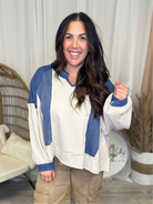 RESTOCK : Crisp Air Long Sleeve Top-120 Long Sleeve Tops-Pol-Heathered Boho Boutique, Women's Fashion and Accessories in Palmetto, FL