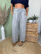 The Weekend Wander Pants-150 PANTS-ZENANA-Heathered Boho Boutique, Women's Fashion and Accessories in Palmetto, FL