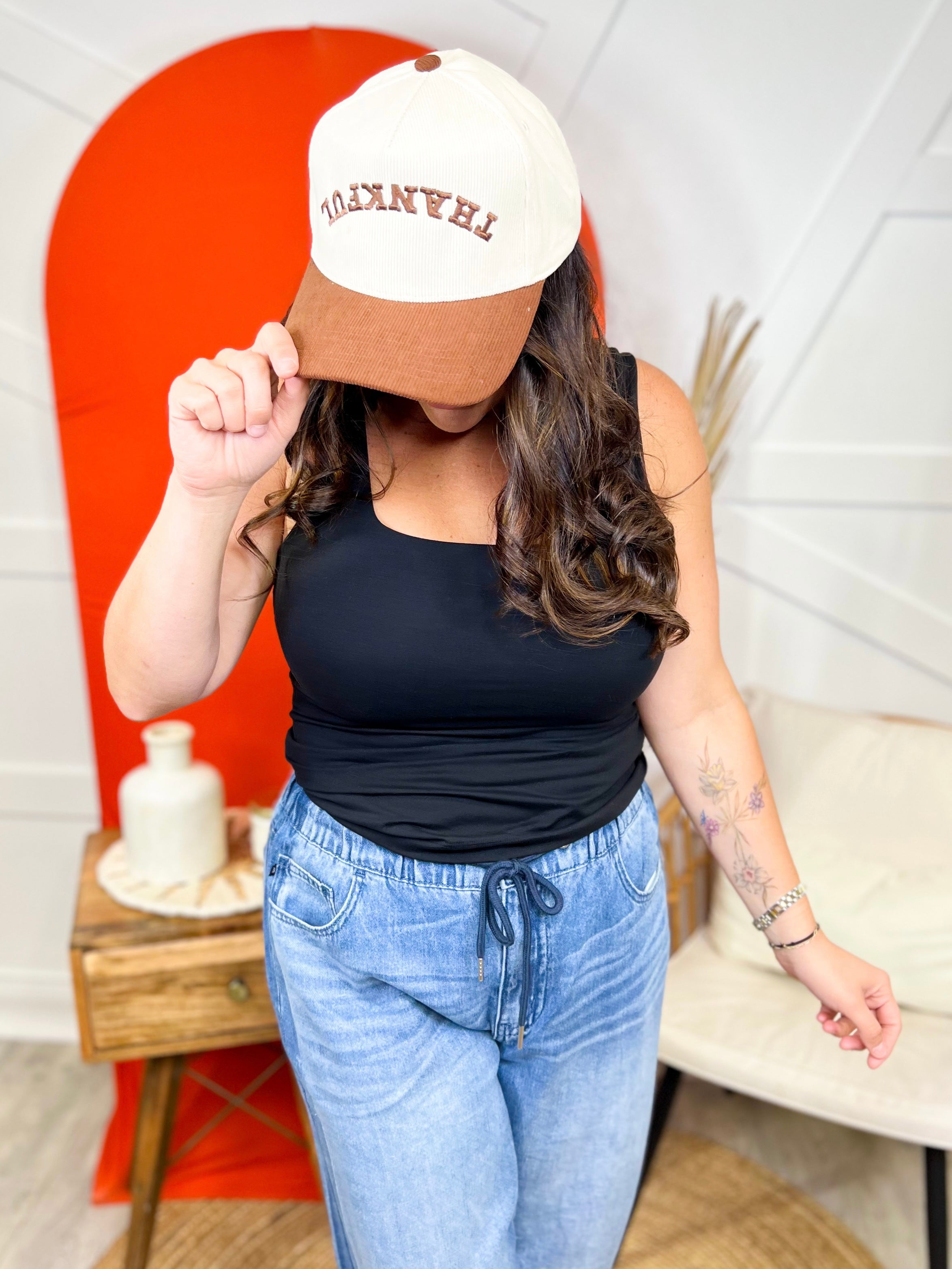 Thankful Corduroy Hat-330 Headwear-Poppy & Pine-Heathered Boho Boutique, Women's Fashion and Accessories in Palmetto, FL