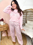 Wifey Graphic Ribbed Long Sleeve Top-120 Long Sleeve Tops-TRES BIEN-Heathered Boho Boutique, Women's Fashion and Accessories in Palmetto, FL