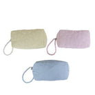 Solid Color Quilted Fabric Makeup Pouch-340 Other Accessories-TAPA fashion-Heathered Boho Boutique, Women's Fashion and Accessories in Palmetto, FL
