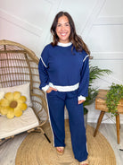 Good Mood Long Sleeve Top-120 LONG SLEEVE TOPS-TRES BIEN-Heathered Boho Boutique, Women's Fashion and Accessories in Palmetto, FL