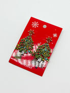 Decorated Tree Earring-310 Jewelry-Joyful Jewelry-Heathered Boho Boutique, Women's Fashion and Accessories in Palmetto, FL