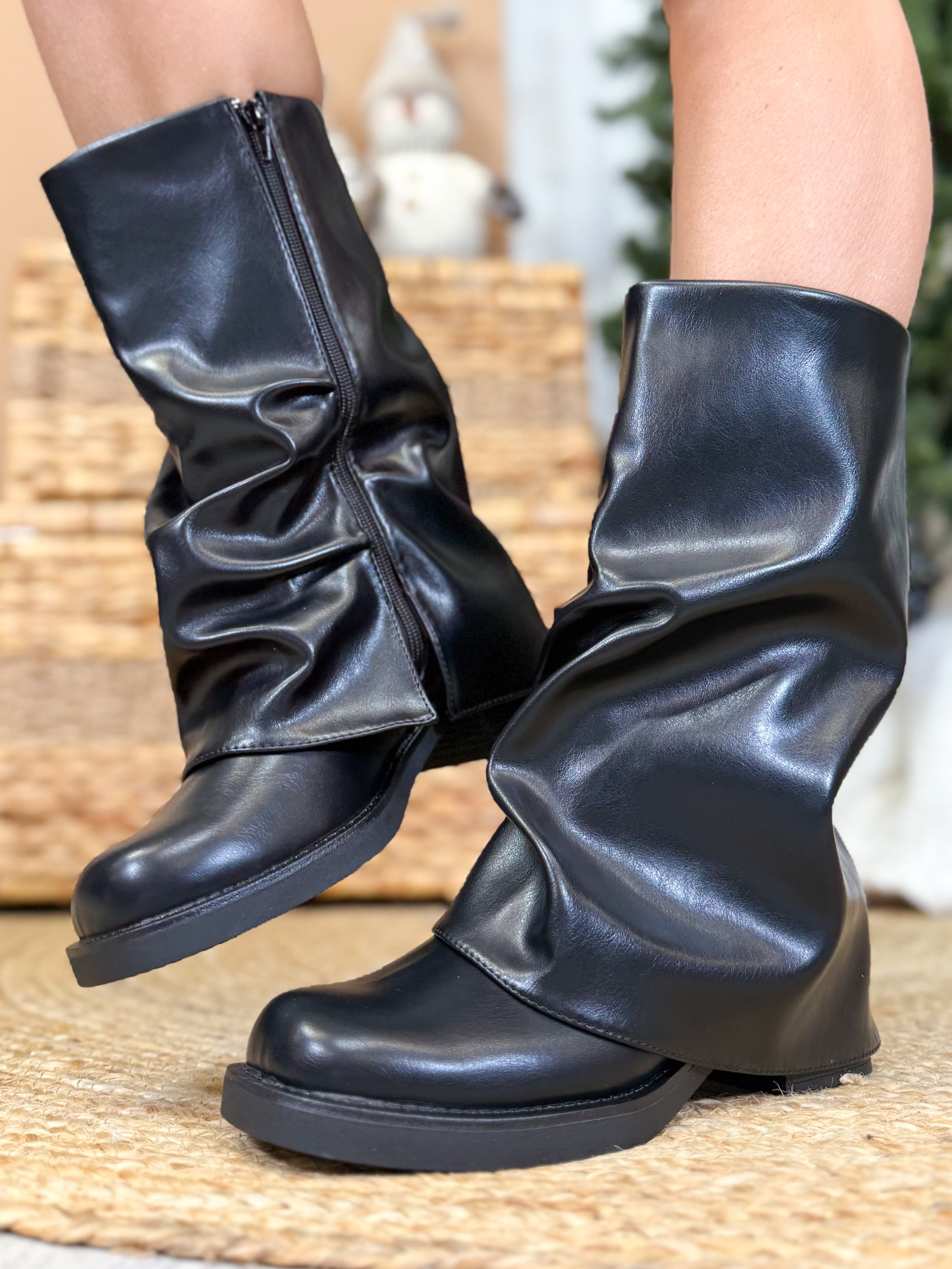 Gary Boots - Black-350 SHOES-JP Orginal-Heathered Boho Boutique, Women's Fashion and Accessories in Palmetto, FL