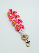Braided Flower Wristlet-340 Other Accessories-Zenana-Heathered Boho Boutique, Women's Fashion and Accessories in Palmetto, FL