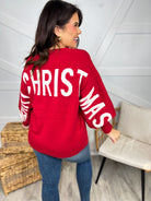 Ho Ho Ho Sweater-125 Sweater-Mello-Heathered Boho Boutique, Women's Fashion and Accessories in Palmetto, FL