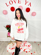 Love you Cherry Much Graphic Sweatshirt-125 Sweater-Heathered Boho-Heathered Boho Boutique, Women's Fashion and Accessories in Palmetto, FL