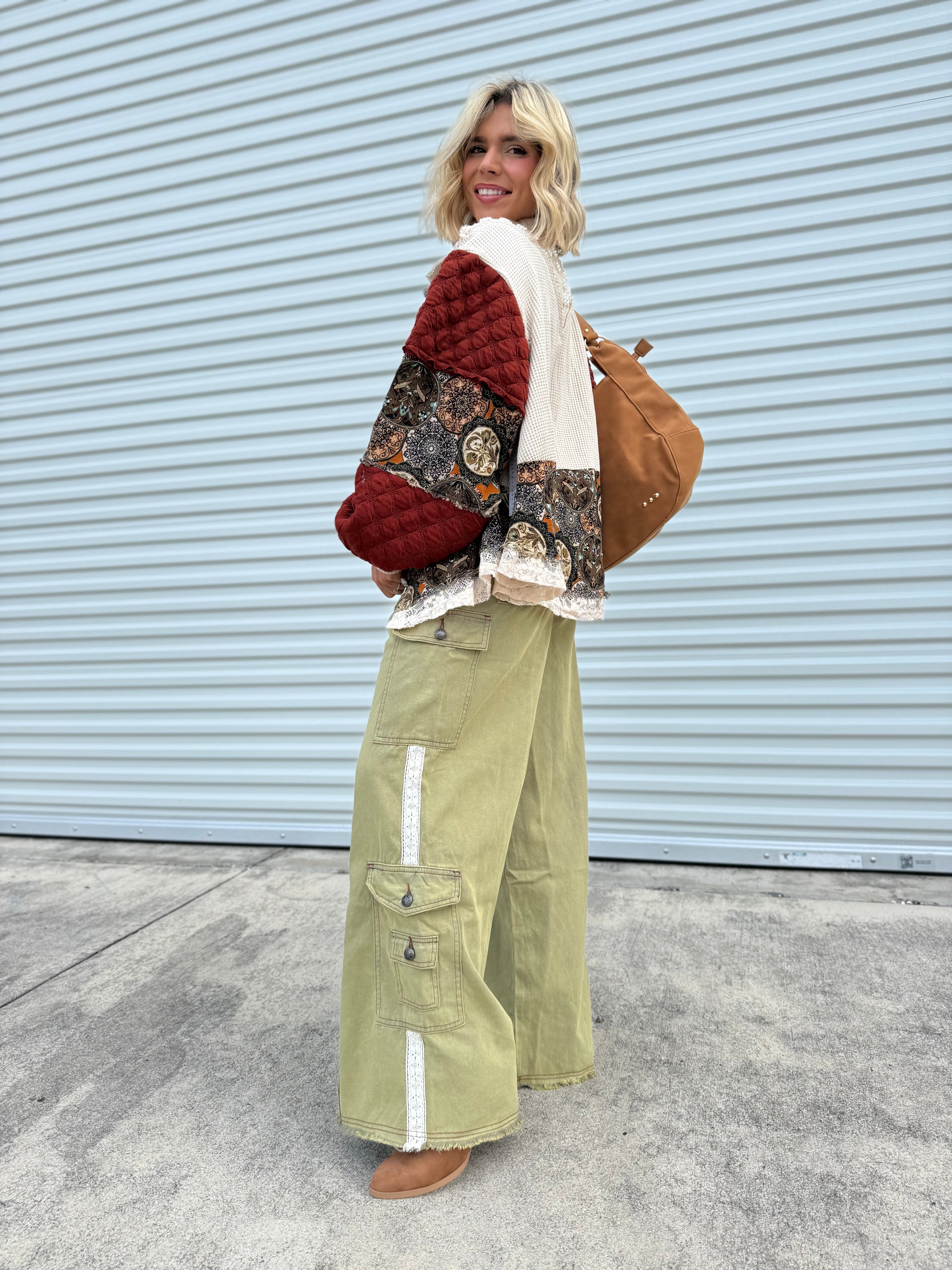 Restock: Down to the Details Pants-150 PANTS-POL-Heathered Boho Boutique, Women's Fashion and Accessories in Palmetto, FL