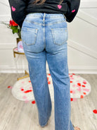 What's Her Secret Straight Leg Jeans-190 Jeans-Special A-Heathered Boho Boutique, Women's Fashion and Accessories in Palmetto, FL