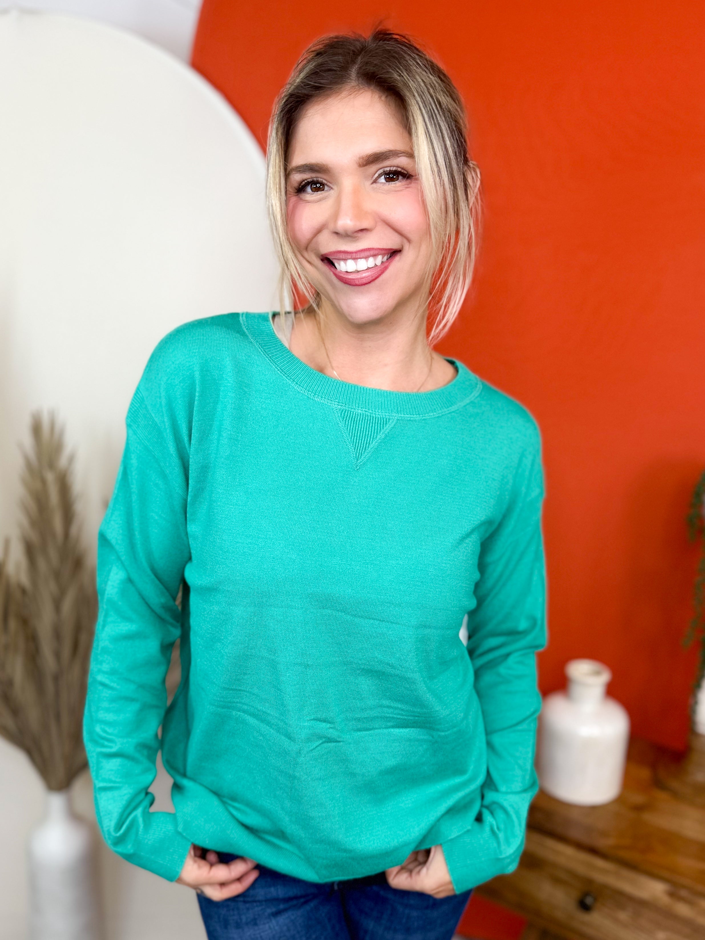 Call Me Top-120 LONG SLEEVE TOPS-Staccato-Heathered Boho Boutique, Women's Fashion and Accessories in Palmetto, FL