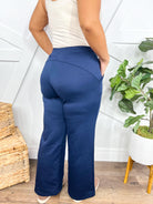 Resort Pants - Navy-150 PANTS-DEAR SCARLETT-Heathered Boho Boutique, Women's Fashion and Accessories in Palmetto, FL