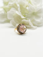 Dried Flower Rhinestone Ring-310 Jewelry-NIHAO JEWELRY-Heathered Boho Boutique, Women's Fashion and Accessories in Palmetto, FL